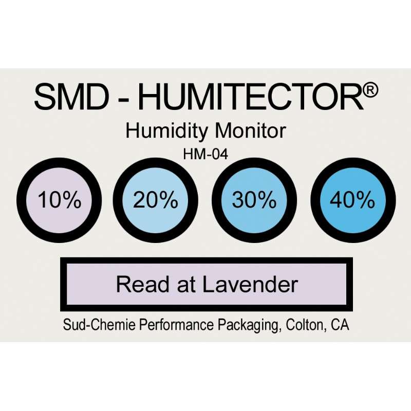 Desco 13870 Humidity Indicator Card, 2" X 3", 100 Count
