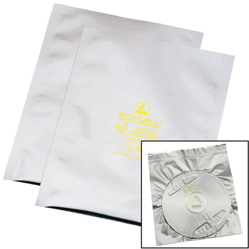 Desco 13951 Statshield Foil Moisture Barrier Bag, 10" x 30"