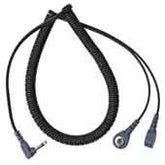 Desco 19862 Dual Conductor Coil Cord, 6ft