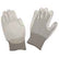 Desco 68128 Dissipative Nylon X-Large Gloves with Polyurethane Coating and Grey Cuff