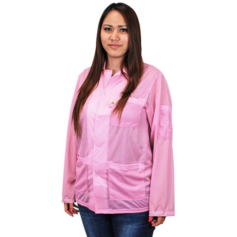 Desco 74215 Statshield ESD-Safe Jacket with Snaps