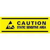 Desco 81802 Caution Safety Hazard Warning ESD Aisle Marking Tape