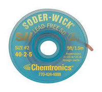 Chemtronics 40-2-5 Lead Free Desoldering Wick
