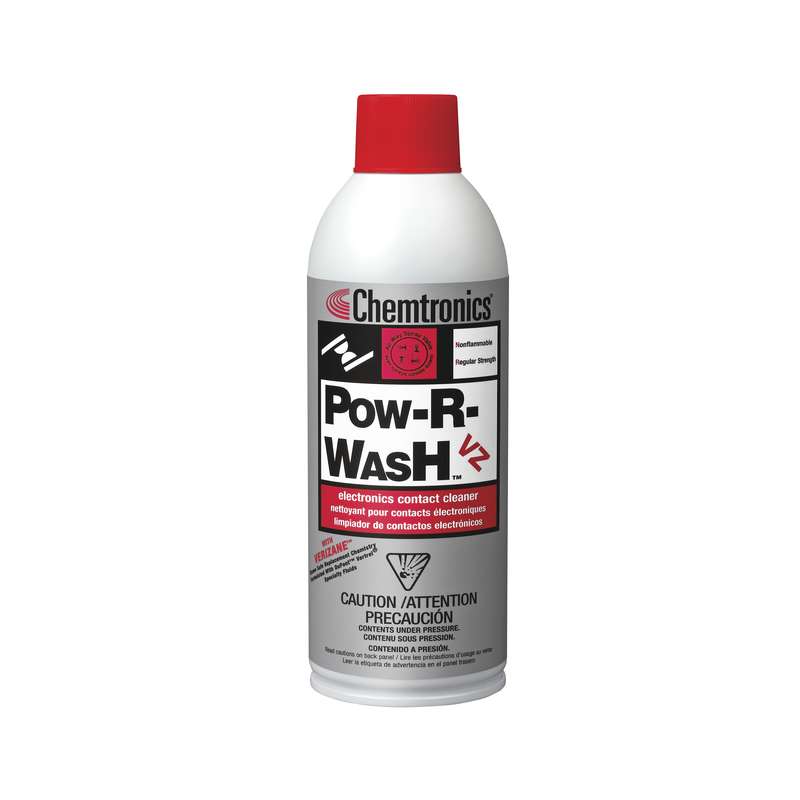 Chemtronics ES6300 Pow-R-Wash VZ Nonflammable Contact Cleaner, 12 oz Aerosol
