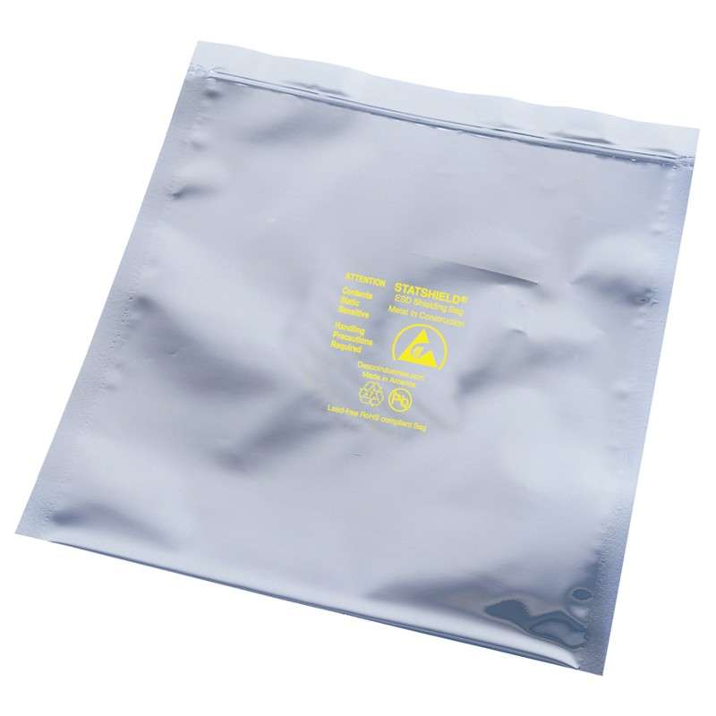 Desco 13620 Metal-In 3mil Static Shielding Zip Top Bag, 4" x 24"