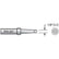 Plato EW-307 EW Series Long Screwdriver Soldering Tip, Alternate for Weller ETM, 1/8"
