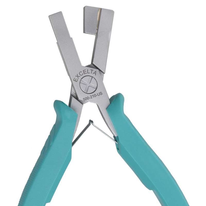 Excelta 500-210-US Carbon Steel Multi-Lead LED Forming Plier, 4.75"