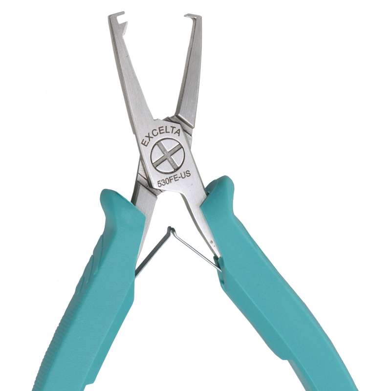 Excelta 530FE-US Carbon Steel Anti Shock Standoff Shear Cutter/Bender Pliers