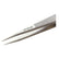 Excelta Ac-SA-SE Stainless Steel Anti-Magnetic Tweezer with Straight Medium Tip, 4-1/4"