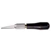 Excel 17007 K7 Wood Carving Black Plastic Handle Knife With Scabbard