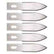 Excel 20023 #23 Double Edge Stripping Knife Blade, 5/Pkg