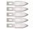 Excel 20023 #23 Double Edge Stripping Knife Blade, 5/Pkg