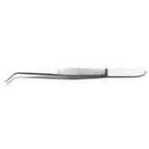 Excel 30415 Curved-Point Stainless Steel Tweezer, 6"