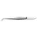 Excel 30415 Curved-Point Stainless Steel Tweezer, 6"