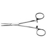 Excel 55530 5" Curved Nose Stainless Steel Hemostat
