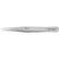 Excelta MM-SE Nickel Plated Carbon Steel Tweezer with Straight Fine Point Tip, 5"