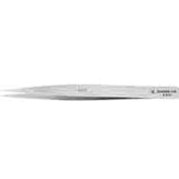 Excelta 0-SA Neverust Tweezers With Straight Tips, 3 Star, 4-3/4"