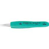 Excelta 00-SA-PI-ET Ergo-Tweez Cushion Grip Tweezers With Straight Strong Tips, 2 Star, 5"