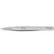 Excelta 000-SA-PI Straight Strong Two Star 4.5" Stainless/Anti-Magnetic Tweezer With Radius Edges