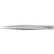 Excelta 00C-SA Stainless Steel Anti-magnetic General Assembly Tweezers with Straight Strong Tips, 4-1/4"