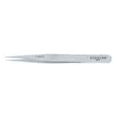Excelta 1-SA-PI 2 Star Stainless Steel Anti-magnetic Tweezers with Slender Straight Tip, 4-1/2"