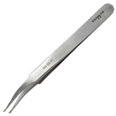 Excelta 104-SA Bent SMD Anti-Mag Tweezers, 4.5"