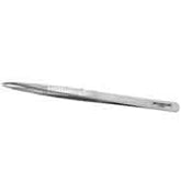Excelta 122-SA Tweezer - SMD Paddle - Three Star 4.5" Stainless/Anti-Magnetic Flat Tip