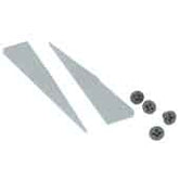 Excelta 159B-RTWX Replacement Tweezer Tips White Delrin
