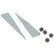 Excelta 159B-RTWX Replacement Tweezer Tips White Delrin