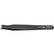 Excelta 15A-SW Carbon Steel Swiss Radius Edge Cutting Tweezers With 70° Angulated Head And Flat Blades, 4.5"