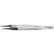 Excelta 179A-RT ESD-Safe Softip Stainless Steel Tweezer with Replaceable Fine Copolymer Tips, 4 Star, 5"