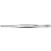 Excelta 21-8-SA Tweezer Straight Strong Stainless/Anti-magnetic broad point serrated Three Star, 8"