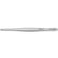 Excelta 21-8-SA Tweezer Straight Strong Stainless/Anti-magnetic broad point serrated Three Star, 8"