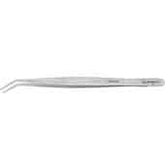 Excelta 24-SA-SE Style 24-SA-SE Economy Tweezer With Angled Broad Tips, 6"