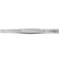 Excelta 25-SA 3-Star Anti-Magnetic Stainless Steel Tweezers with Large Round Flat Point Tip, 4-1/2"