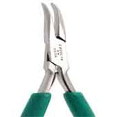 Excelta 2629D Precista 60deg Bent Nose Pliers, Serrated Jaws 4-1/2"