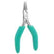 Excelta 2642 Stainless Steel Flat Nose Plier Smooth Jaws & Cushioned Grips
