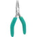 Excelta 2644 Stainless Steel Chain Nose Plier Smooth Jaw