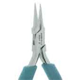 Excelta 2647S Stainless Steel Needle Nose Plier Smooth Jaw with Ergonomic grips, 5.5"