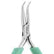 Excelta 2829D 60° Stainless Steel Bent Nose Plier, 5.75"