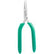 Excelta 2842L ESD-Safe 2-Star Flat Nose Plier, 6 in