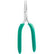 Excelta 2843L Stainless Steel Round Nose Plier, 6"
