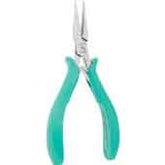Excelta 2844D-GF Plier 5.75 SS Chain Nose-Box Joint with Serrated Edge Cushioned Grip
