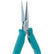 Excelta 2844D ESD-Safe Chain Nose Pliers with Serrated Jaws