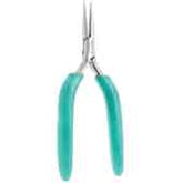 Excelta 2844LD Stainless Steel Chain Nose Plier Box Joint Serrated Jaws, 6
