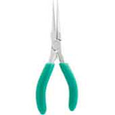 Excelta 2905 Stainless Steel Large Needle Bent Nose Plier, 5.5"