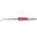 Excelta 30-S-SE Stainless Steel Curved Tweezers with wooden Handles