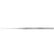 Excelta 332B 6.5" Stainless Steel 45° Micro Tip Probe, 1 Mil Tip