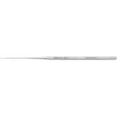 Excelta 332C 6.5" Stainless Steel 25 Degree Angle Probe - 1 Mil Tip