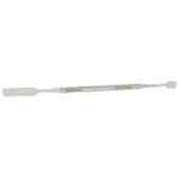 Excelta 343 Stainless Steel Double End Mixing Spatula with Round Handle, 7"